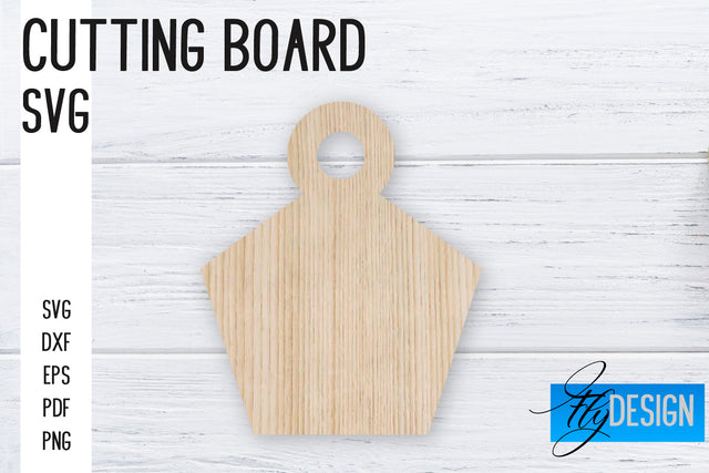 Cutting Board Laser Cut SVG | Kitchen SVG Design | CNC files SVG Fly Design 