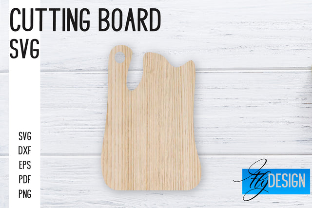 Cutting Board Laser Cut SVG | Kitchen SVG Design | CNC files SVG Fly Design 