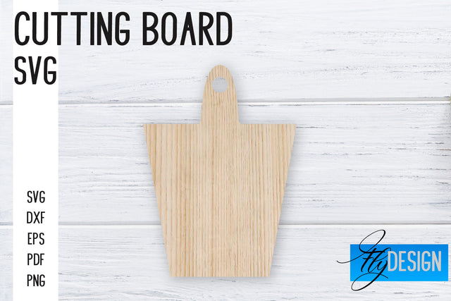 Cutting Board Laser Cut SVG | Kitchen SVG Design | CNC files SVG Fly Design 