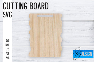Cutting Board Laser Cut SVG | Kitchen SVG Design | CNC files SVG Fly Design 