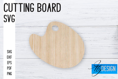 Cutting Board Laser Cut SVG | Kitchen SVG Design | CNC files SVG Fly Design 