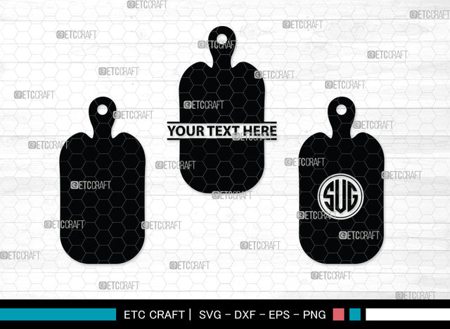 Cutting Board Monogram SVG | Kitchen Board Svg | Cutting Boards With Handle Svg | Kitchen Cutting Board Svg | Cooking Board Svg | Cutting Board Monogram SVG ETC Craft 