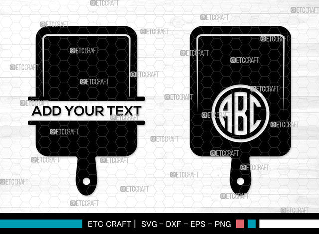 Cutting Board Monogram SVG, Split Monogram SVG, Cooking Board Svg, Chopping Board Svg, Kitchen Board Svg, Cutting Board And Knife Svg, Cutting Board SVG ETC Craft 