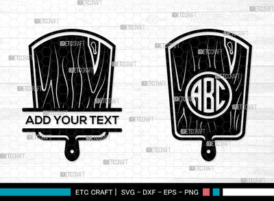Cutting Board Monogram SVG, Split Monogram SVG, Cooking Board Svg, Chopping Board Svg, Kitchen Board Svg, Cutting Board And Knife Svg, Cutting Board SVG ETC Craft 
