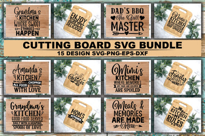 Cutting Board SVG Bundle SVG Ariyan 