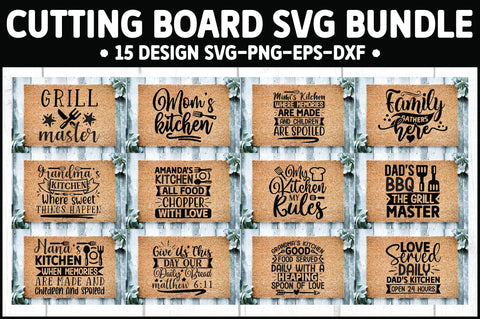 Cutting Board SVG Bundle SVG Ariyan 