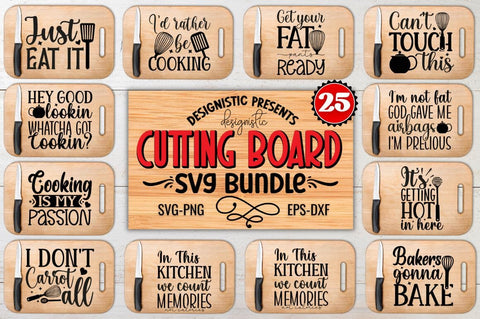 Cutting Board SVG Bundle SVG DESIGNISTIC 