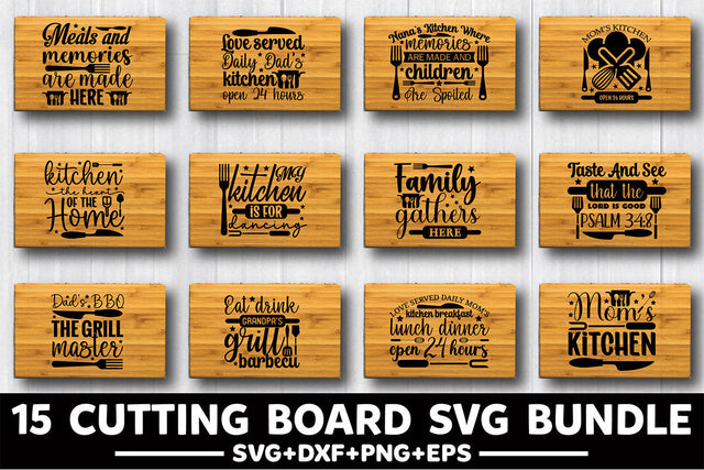 Cutting Board Svg Bundle SVG Rupkotha 