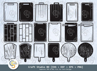 cutting board svg, cutting board, chopping board svg, kitchen board, cooking board svg, cutting board bundle, chopping board icon, outline, silhouette, cricut svg, svg cut file, cutting file, svg for cricut, SVG ETC Craft 