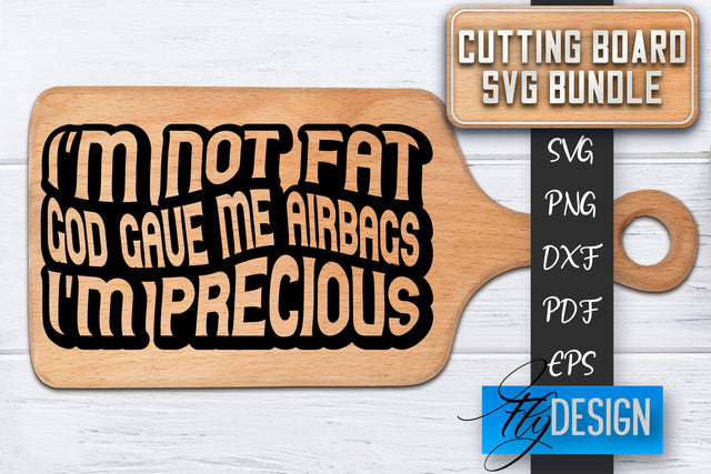 Cutting Board SVG | Kitchen Quotes SVG | Cutting Board Sayings SVG SVG Fly Design 