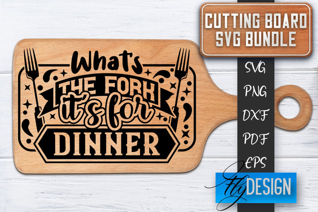 Cutting Board SVG | Kitchen Quotes SVG | Cutting Board Sayings SVG SVG Fly Design 