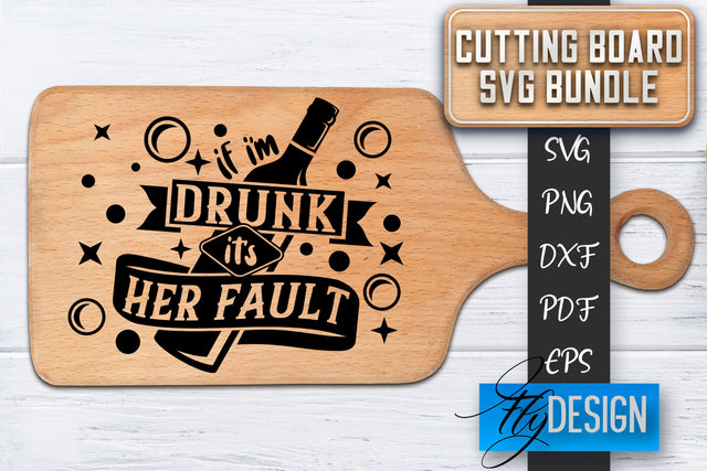 Cutting Board SVG | Kitchen Quotes SVG | Cutting Board Sayings SVG SVG Fly Design 