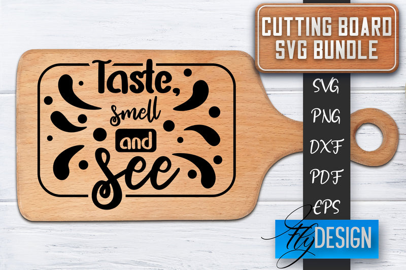 Cutting Board SVG | Kitchen Quotes SVG | Cutting Board Sayings SVG SVG Fly Design 