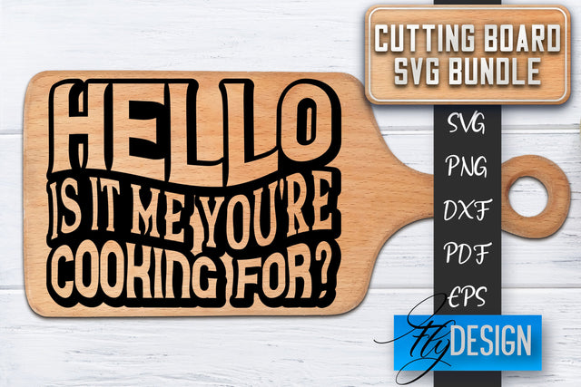 Cutting Board SVG | Kitchen Quotes SVG | Cutting Board Sayings SVG SVG Fly Design 