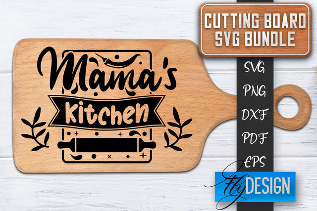 Cutting Board SVG | Kitchen Quotes SVG | Cutting Board Sayings SVG SVG Fly Design 