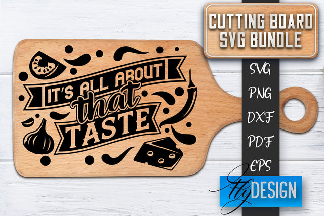 Cutting Board SVG | Kitchen Quotes SVG | Cutting Board Sayings SVG SVG Fly Design 