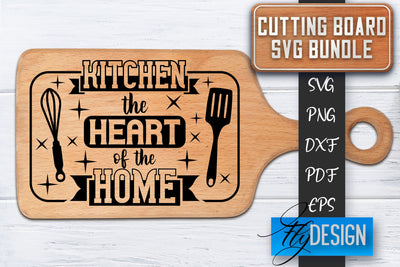 Cutting Board SVG | Kitchen Quotes SVG | Cutting Board Sayings SVG SVG Fly Design 