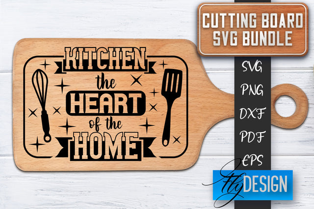 Cutting Board SVG | Kitchen Quotes SVG | Cutting Board Sayings SVG SVG Fly Design 