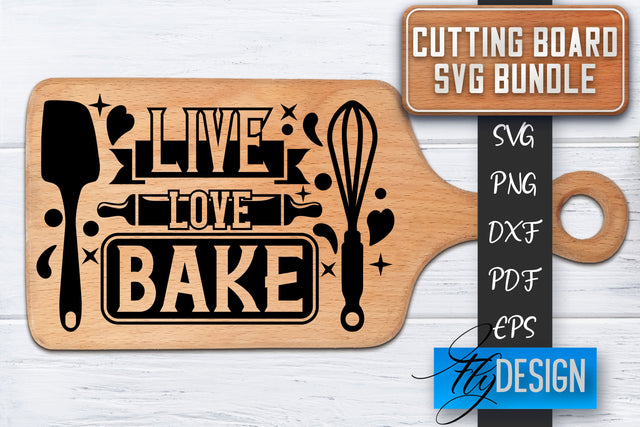 Cutting Board SVG | Kitchen Quotes SVG | Cutting Board Sayings SVG SVG Fly Design 
