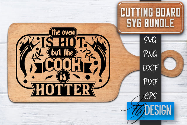 Cutting Board SVG | Kitchen Quotes SVG | Cutting Board Sayings SVG SVG Fly Design 