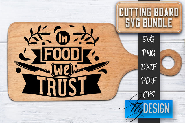 Cutting Board SVG | Kitchen Quotes SVG | Cutting Board Sayings SVG SVG Fly Design 