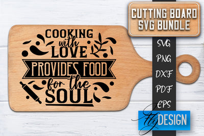 Cutting Board SVG | Kitchen Quotes SVG | Cutting Board Sayings SVG SVG Fly Design 