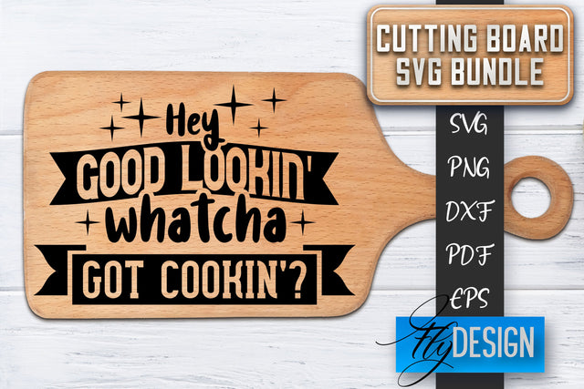 Cutting Board SVG | Kitchen Quotes SVG | Cutting Board Sayings SVG SVG Fly Design 