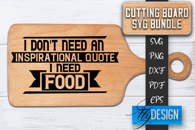 Cutting Board SVG | Kitchen Quotes SVG | Cutting Board Sayings SVG SVG Fly Design 