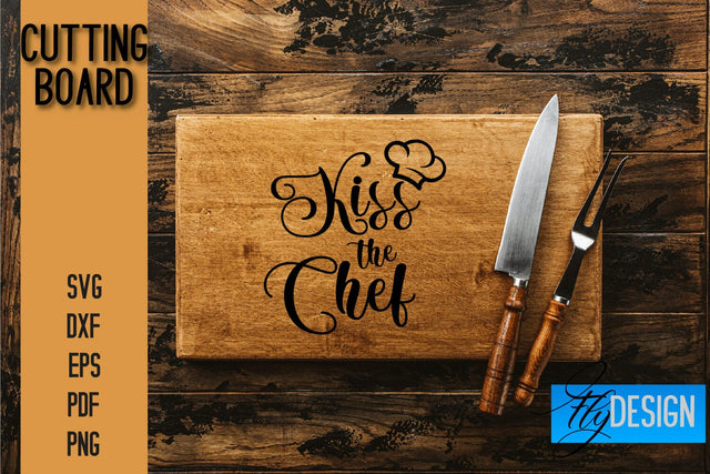Cutting Board SVG | Kitchen Quotes SVG | Kitchen Sayings SVG SVG Fly Design 