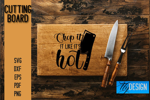 Chop It Like It's Hot Svg/eps/png/dxf/jpg/pdf Knife 