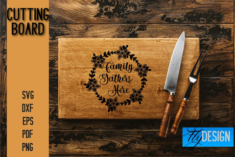 Cutting Board SVG | Kitchen Quotes SVG | Kitchen Sayings SVG SVG Fly Design 