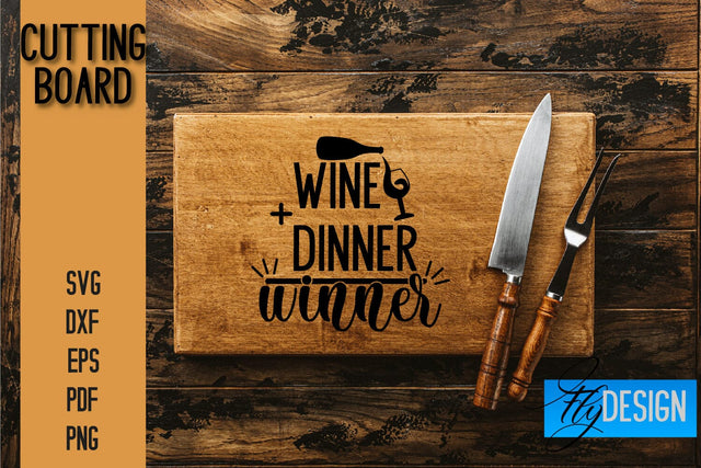 Cutting Board SVG | Kitchen Quotes SVG | Kitchen Sayings SVG SVG Fly Design 