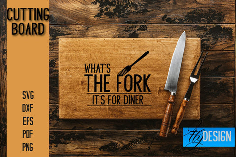 Cutting Board SVG | Kitchen Quotes SVG | Kitchen Sayings SVG SVG Fly Design 