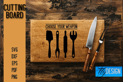 Cutting Board SVG | Kitchen Quotes SVG | Kitchen Sayings SVG SVG Fly Design 