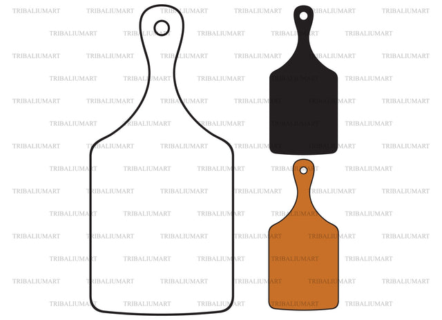 Cutting board SVG TribaliumArtSF 