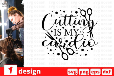 Cutting is my cardio SVG Cut File SVG SvgOcean 