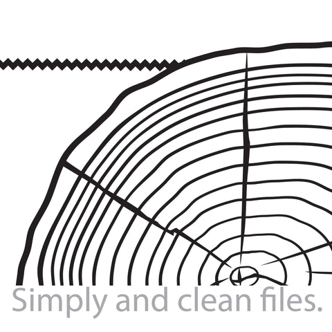 Cutting tree with hand saw SVG TribaliumArtSF 