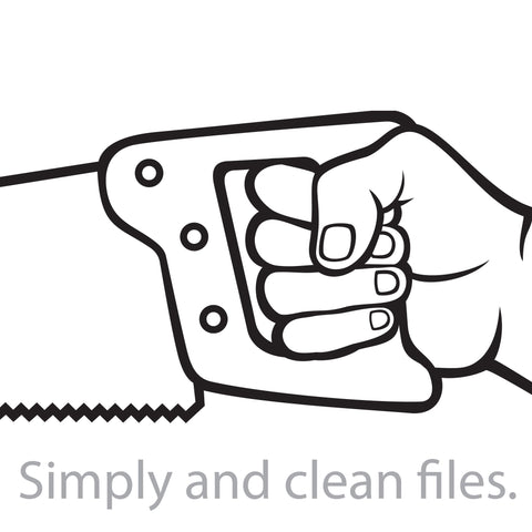 Cutting tree with hand saw SVG TribaliumArtSF 