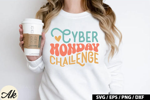 Cyber monday challenge Retro SVG SVG akazaddesign 