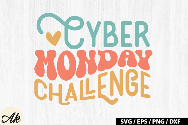 Cyber monday challenge Retro SVG SVG akazaddesign 