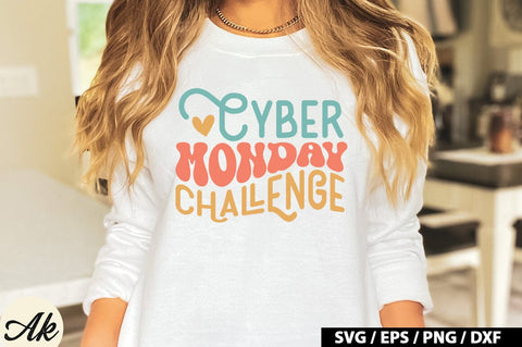 Cyber monday challenge Retro SVG SVG akazaddesign 