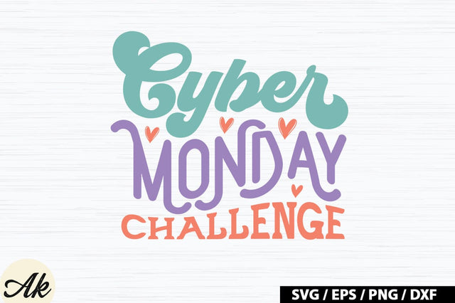 Cyber monday challenge Retro SVG SVG akazaddesign 