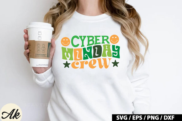 Cyber monday crew Retro SVG SVG akazaddesign 