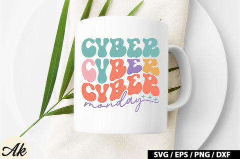 Cyber monday Retro SVG SVG akazaddesign 