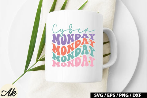 Cyber monday Retro SVG SVG akazaddesign 