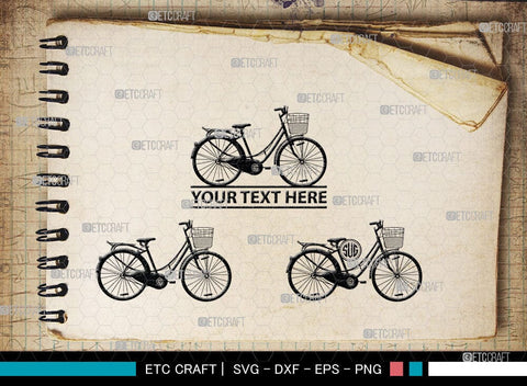 Cycle Monogram, Cycle Silhouette, Bicycle Svg, Cycle Svg, Sport Svg, SB00041 SVG ETC Craft 