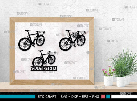 Cycle Monogram, Cycle Silhouette, Bicycle Svg, Cycle Svg, Sport Svg, SB00041 SVG ETC Craft 