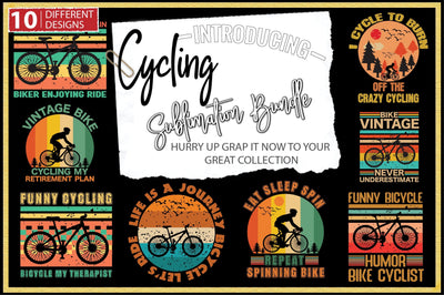 Cycling Sublimation Bundle Sublimation Creativeart88 
