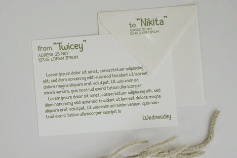 Cyhiru | Handwritten Display Font twinletter 