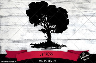 Cypress 2 SVG -Vector Art Commercial & Personal Use- Cricut,Silhouette,Cameo,Vinyl Cut SVG Loveleen Kaur 